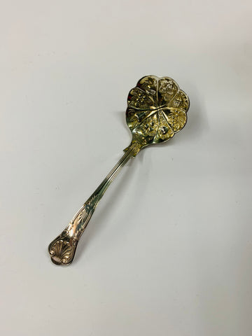 Kings pattern silver plated berry sauce spoon