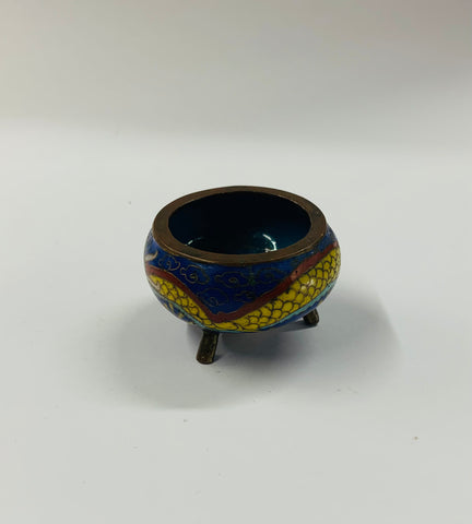 Antique Cloisonné small pot
