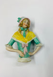 Antique porcelain half doll