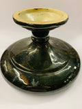 Fulper pottery glazed compote stand
