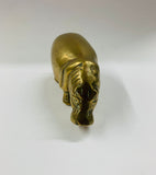 Brass hippopotamus