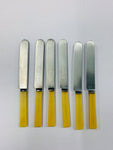 Set 6 boxed bone handle lunch knives