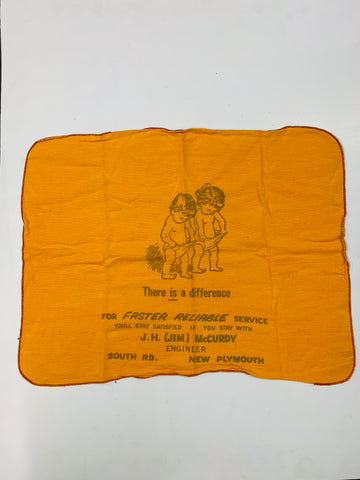 Vintage naughty advertising cloth