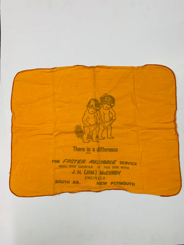 Vintage naughty advertising cloth