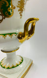 Kaiser West German Bourbou 2 handled ornate vase