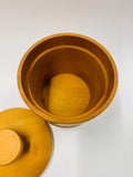 New Zealand Kauri wooden lidded bowl