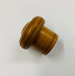 Antique Treen wooden mushroom shape box