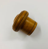 Antique Treen wooden mushroom shape box