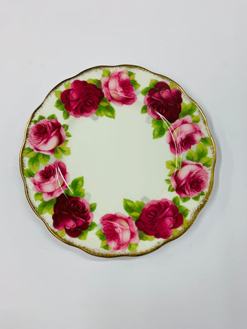 Royal Albert Old English Roses side plate