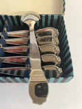 Set of 6 Danish Lundtofte Spoons