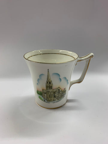 Christchurch Cathedral vintage chinaware souvenir mug