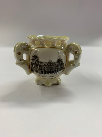 Post Office Auckland NZ antique souvenir vase