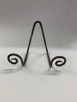 Vintage metal plate stand
