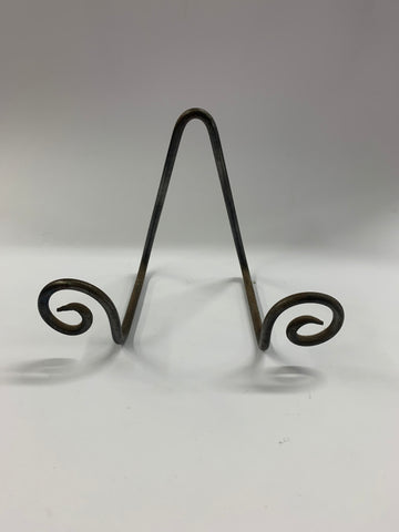 Vintage metal plate stand