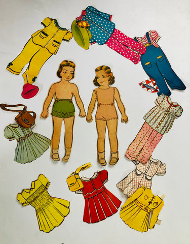 Char Cut out Dolls with Clothes