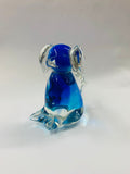 Art glass dog
