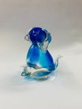 Art glass dog