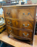 Mahogany 3 drawer chest of drawers