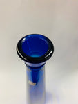 Zwiesel Glass Tall cobalt blue vase