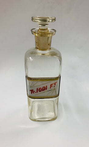 Antique pharmacy bottle Iodine