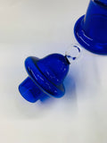 Cobalt blue glass tea or coffee pot