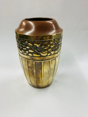 Art Nouveau Brass vase