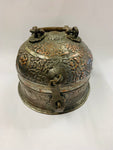 Antique Middle Eastern Pandan spice caddy box