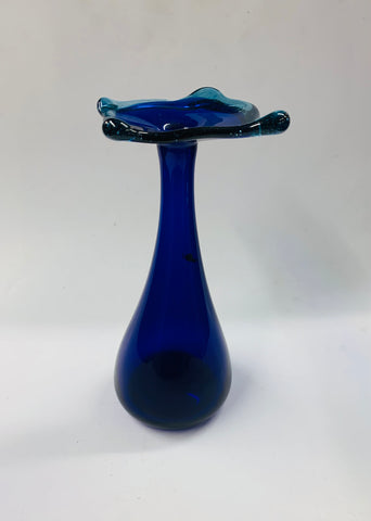 Midcentury design Cobalt blue vase