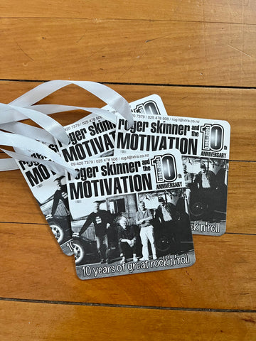 Bespoke Beer Coaster Gift Tags Roger Skinner 10 Years