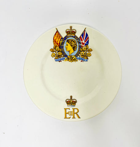 Palissy Queen Elizabeth Plate