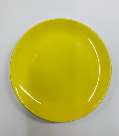 Crown Lynn yellow colour glaze plate
