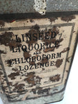 Linseed Liquorice and Chlolform Lozenge Tin