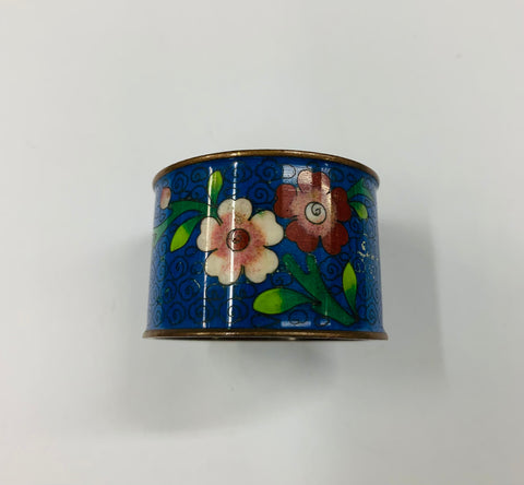 Vintage cloisonné napkin ring