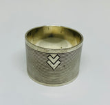 Sterling Silver Art Deco Napkin Ring 1930