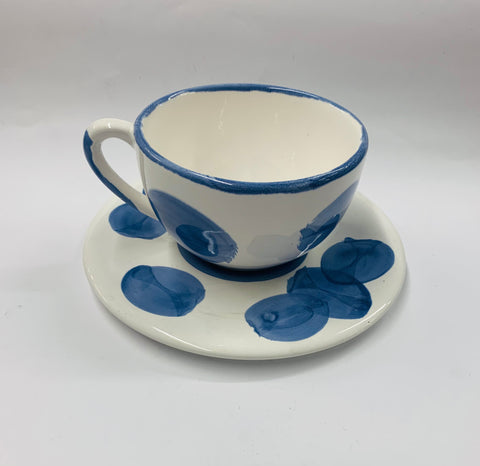 Large Christine Harris NZ made cup and saucer