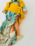 Arabic Hand Made Cloth Doll with Yellow Sash