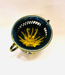 Art Glass Double Handled Planter