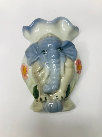 Vintage Elephant on a Ball Vase