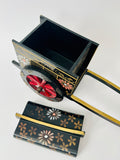 Wooden Small Hand Painted Oriental Carriage