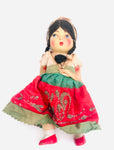 Mexican Handpainted Wooden Doll