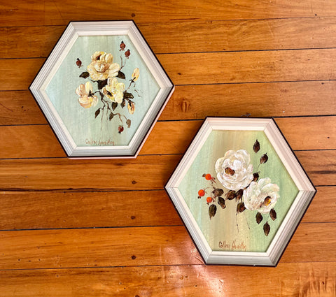 Pair of Hexagonal Colleen Hamilton Originals