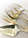 Set of Six Grosvenor Silver Plated Cake Forks
