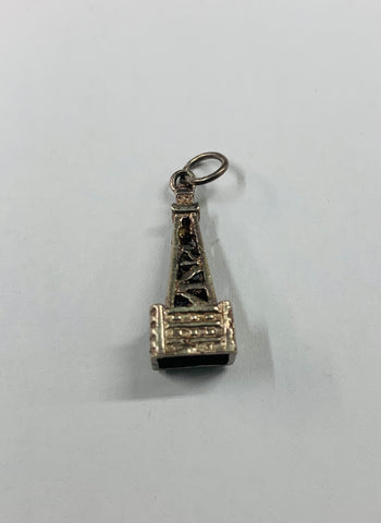 Silver Oil drill charm
