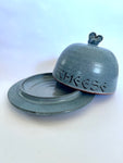 Pottery Cheese Domed Dish