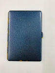 Blue enamel coated cigarette case