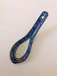 Traditional Chinese Blue and White Rice Spoon