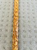 Light Whittled Walking Stick with Tapered Handle