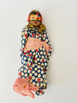 Arabic Hand Made Cloth Doll with Pink Sash