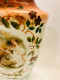 Large White and Orange Victorian China
