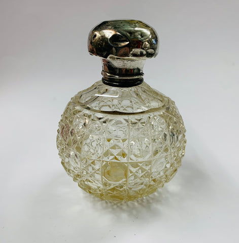 Sterling Silver topped Perfume bottle